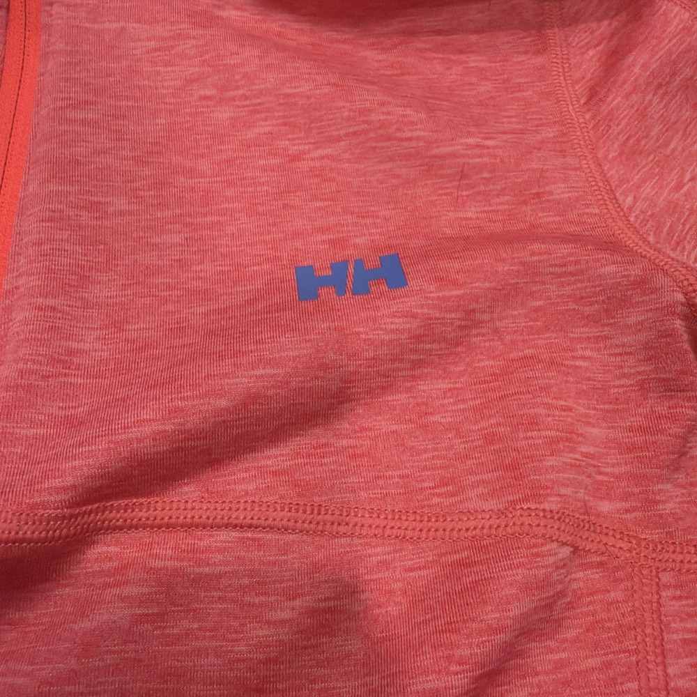 Helly Hansen Top Womens Large Pink Running X Cool 1/4 Zip Gorpcore Long Sleeve M - Picture 2 of 5